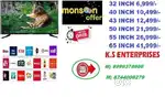 55 INCH SMART LED TV  27,999 /-
