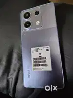 Redmi note 13 5g  6+2 / 128  only 6 month old h bill box charger sab h