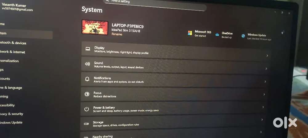 Lenovo idea pad slim 3