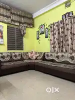 07 Seater L-Shaped Sofa and Dressing with Mirror