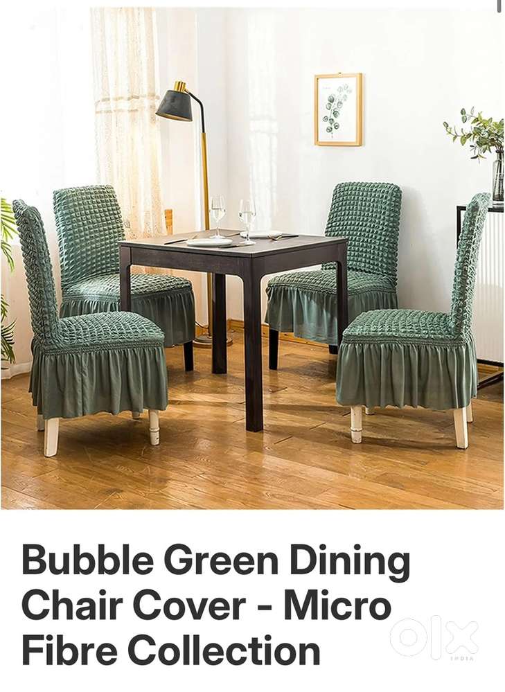 Bubble Cream Dining Chair Cover - Micro Fibre Collection