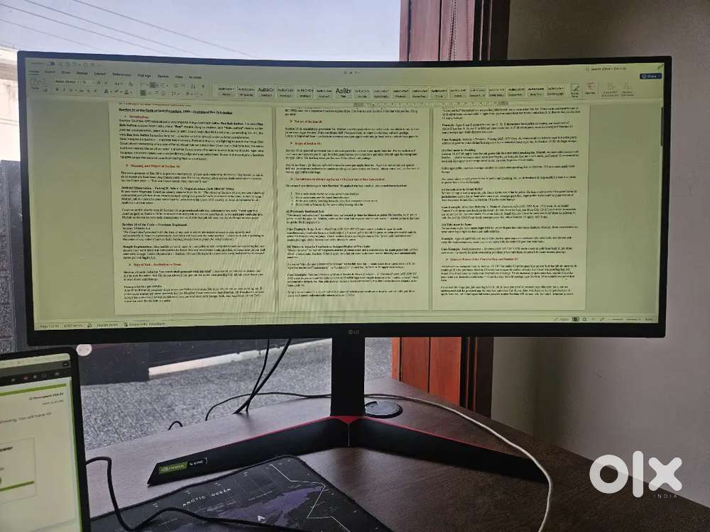 LG Ultragear 34 Curved Monitor