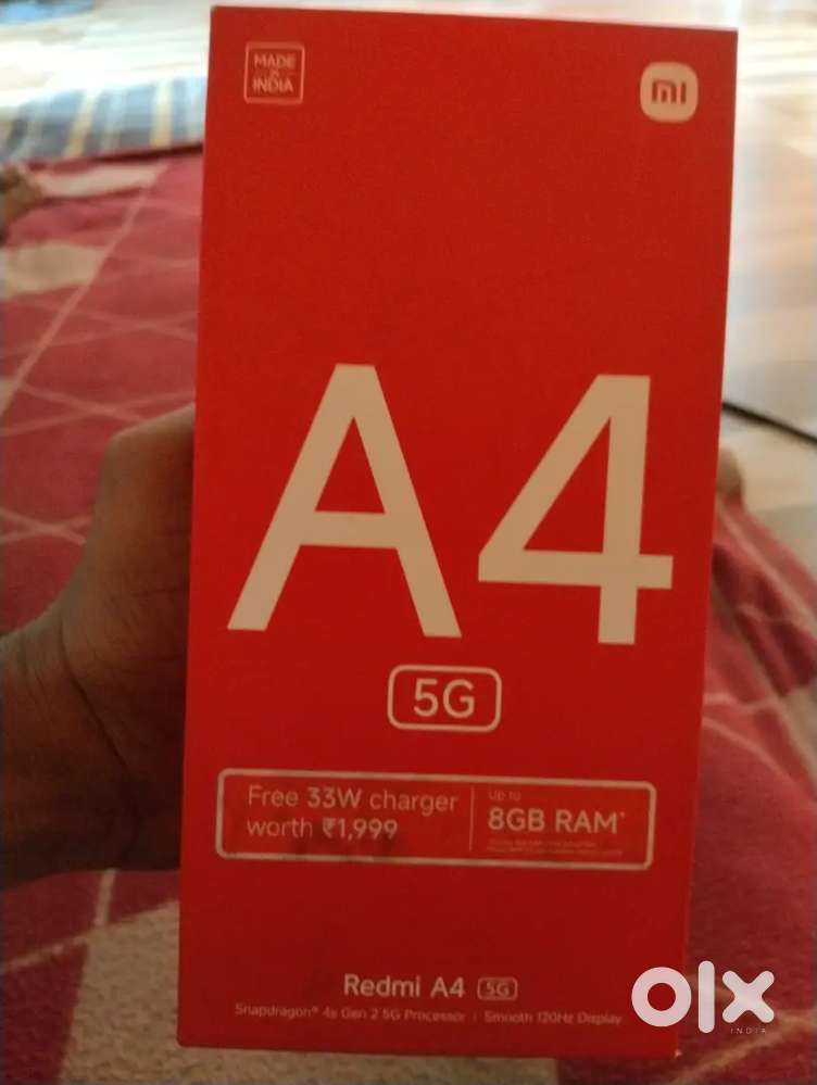 A4 redmi 5G 4gb ram 128 storeg