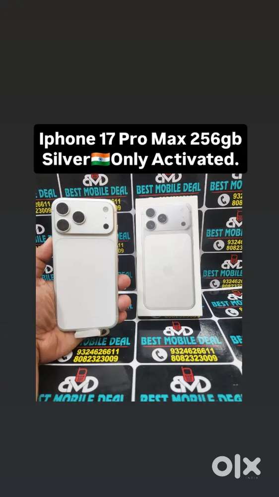 Iphone 17 Pro Max 256gb Silver Indian Just Activated*Exchange Welcome*