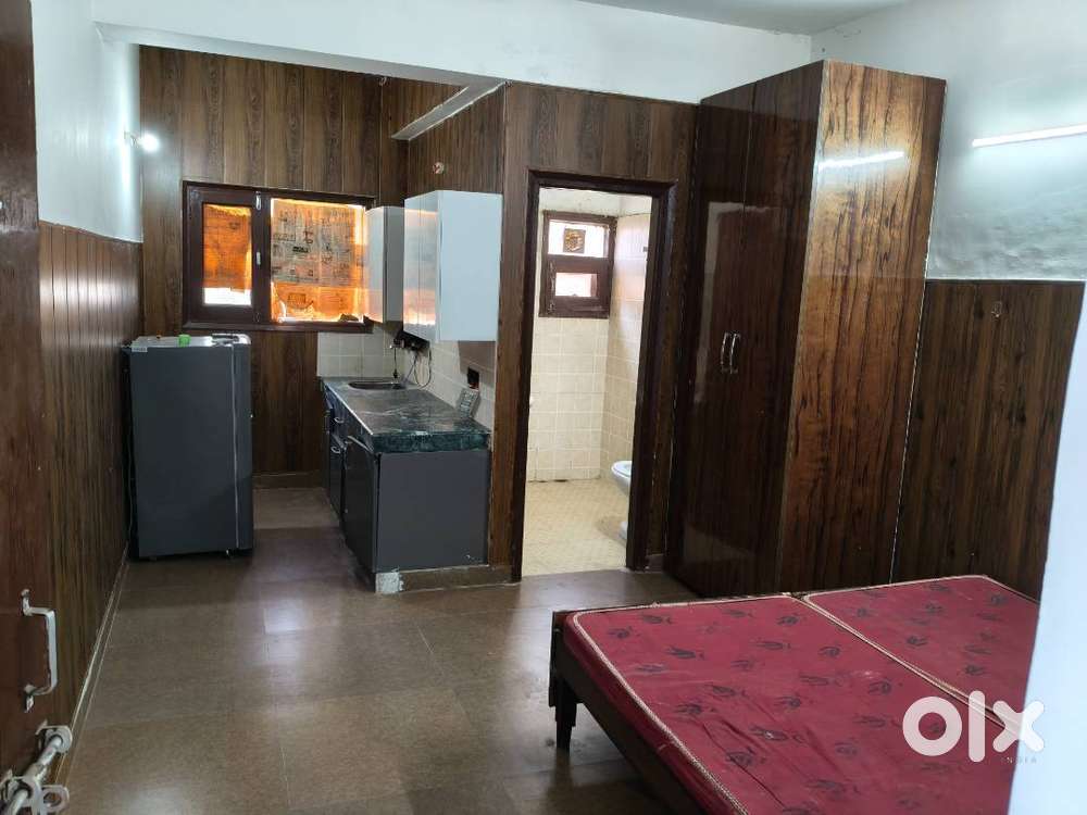 Studio furnished with lift gated society peermuchala dmart
