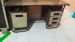 Metal Table With 3 Drawer