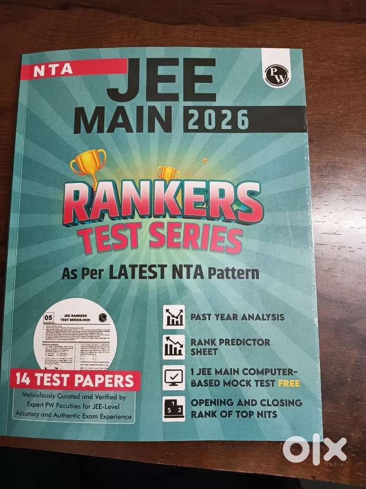 PHYSICS WALLAH , JEE MAINS 2026RANKERS TEST SERIES BOOKLET