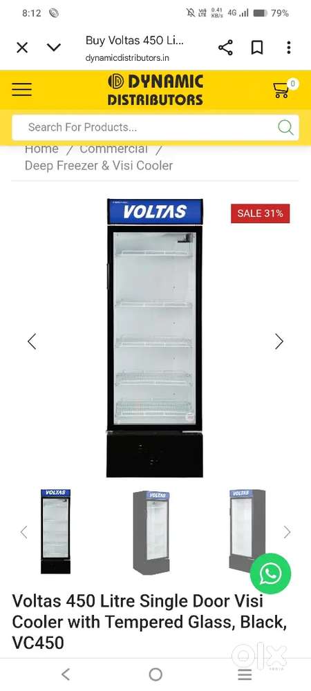 Voltus Fridge 450 Ltr