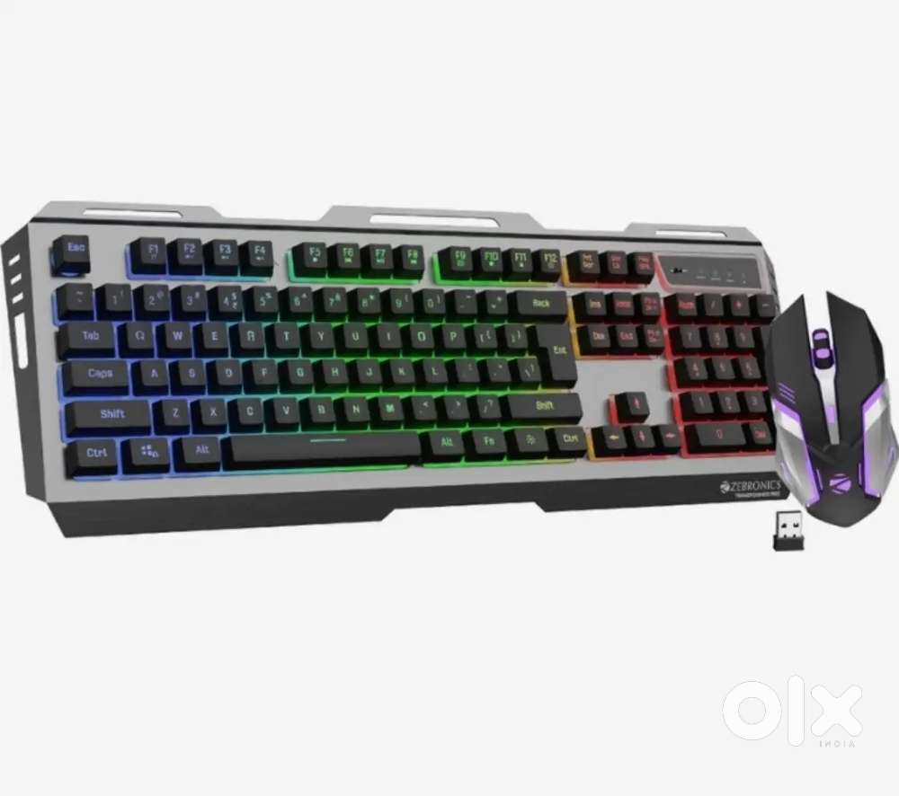 Zebronics Gaming wireless keyboard and mouse