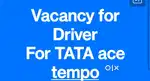 Tempo driver for Tata chahiye