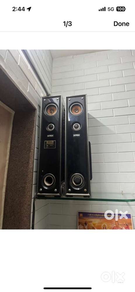 2 big intex speakers