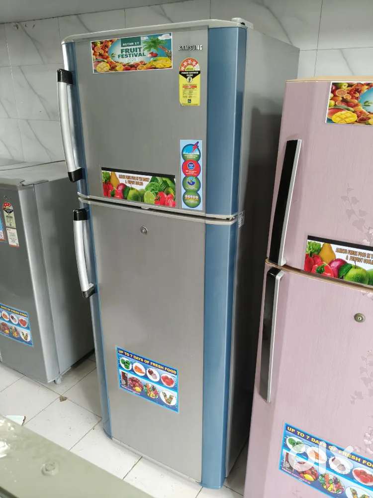 { 5 } YEAR'S WARRANTY SAMSUN DOUBLE  DOOR FRIDGE WITH DELIVERY