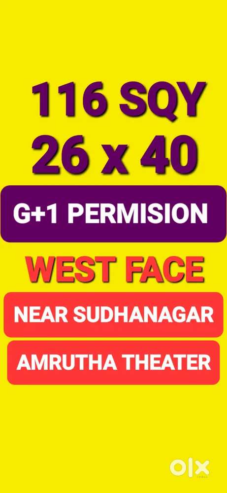 115 SQY WITH G+1 PERMISION PLOT NEAR SUDANAGR AMRUTHA THEATER HANMKNDA