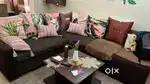 Well maintained L Shape Pepperfry Sofa