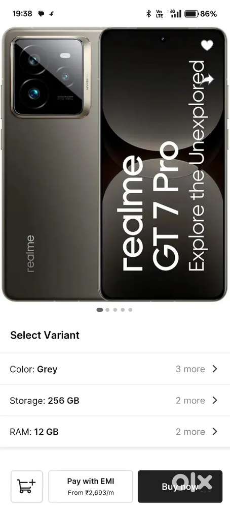 Realme, Gt 7 pro mobile