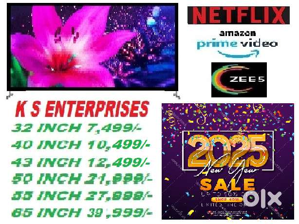 WINTER OFFER 43 INCHES  SMART, 4K UHD LED TV IN 12,499 ONLY.