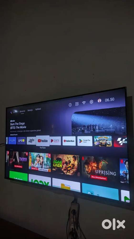 LG TV android 4k New condition