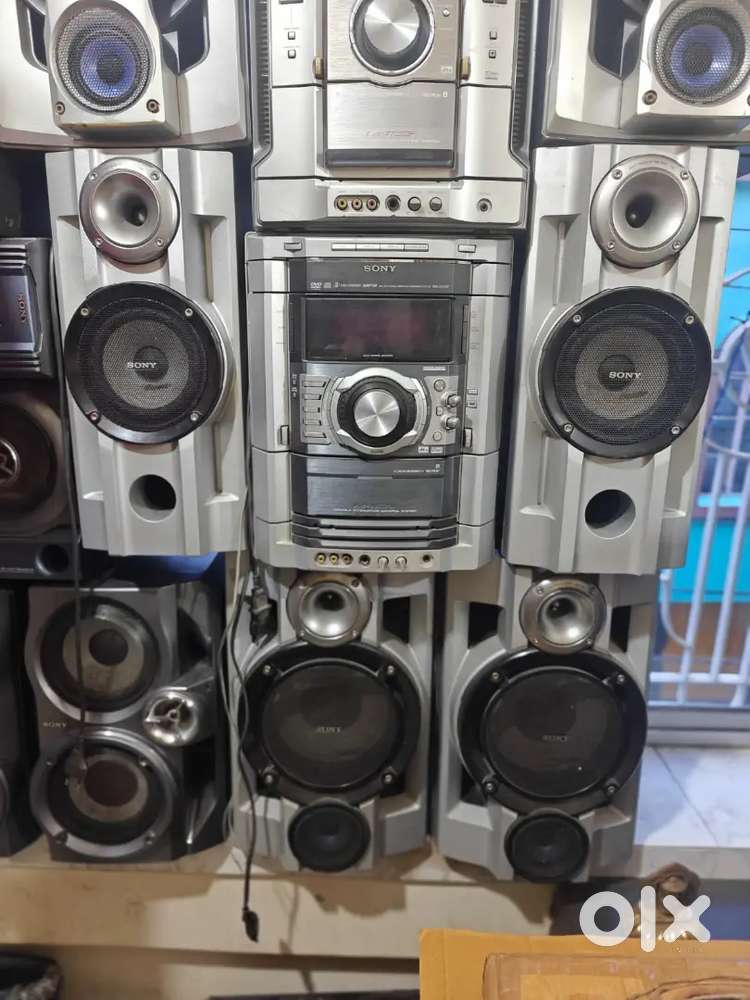 Sony MHC GN100D 7800 Watt with Cassette, DVD, AUX, FM fully working