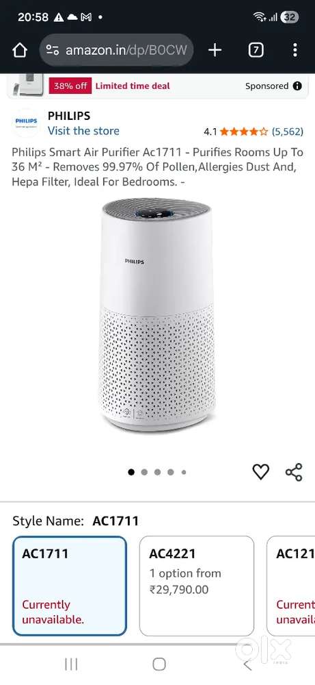 Philips new air purifier