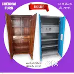 Wooden Wardrobe , Steel Bero Almirah Sale New Cupboard # NER