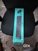Logitech space saving wireless combo keyboard with mouse .