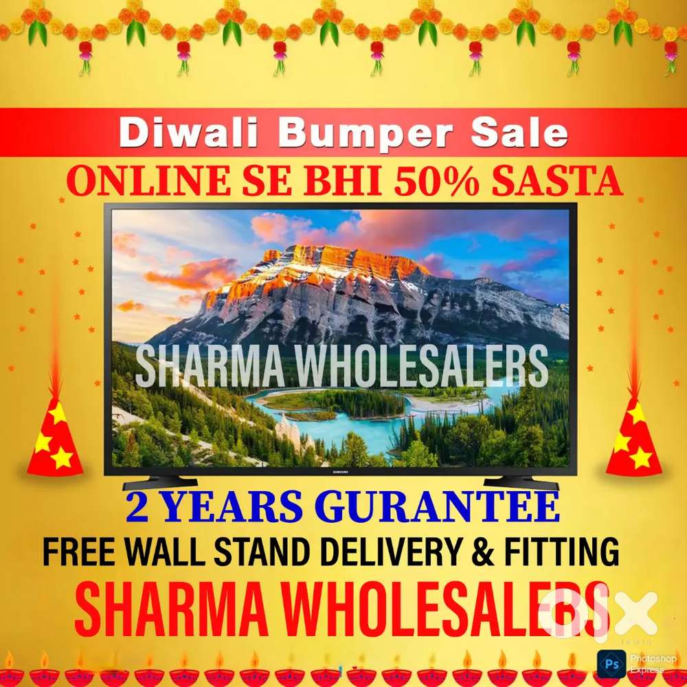 Diwali Sale 45 Android Smart led tv with 2 yrs Full Replacement Grntee