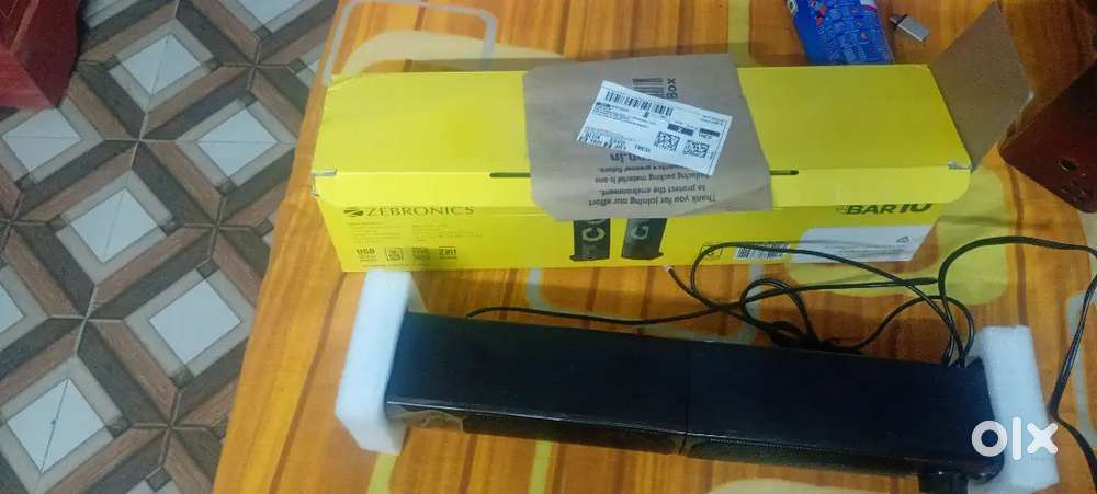 Zebronics wonder bar 10 2.1 channel RGB light system speakers