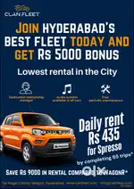 Wanted Uber Driver patners in Clan Fleet / Uber Fleet Cars Available
