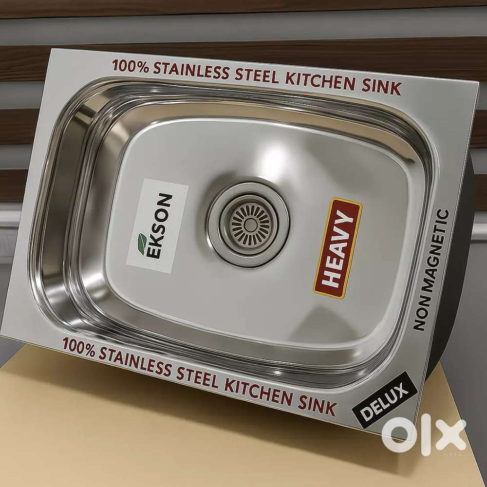Wholesale Offer 5.5 Kg Extra Heavy - ₹ 999/- 24x18 Kitchen Sinks Tiles
