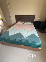 Bed, Mattress and Study Table