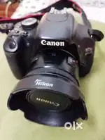 Canon 600D with 50mm lens & 3 batteries, charger, SD card