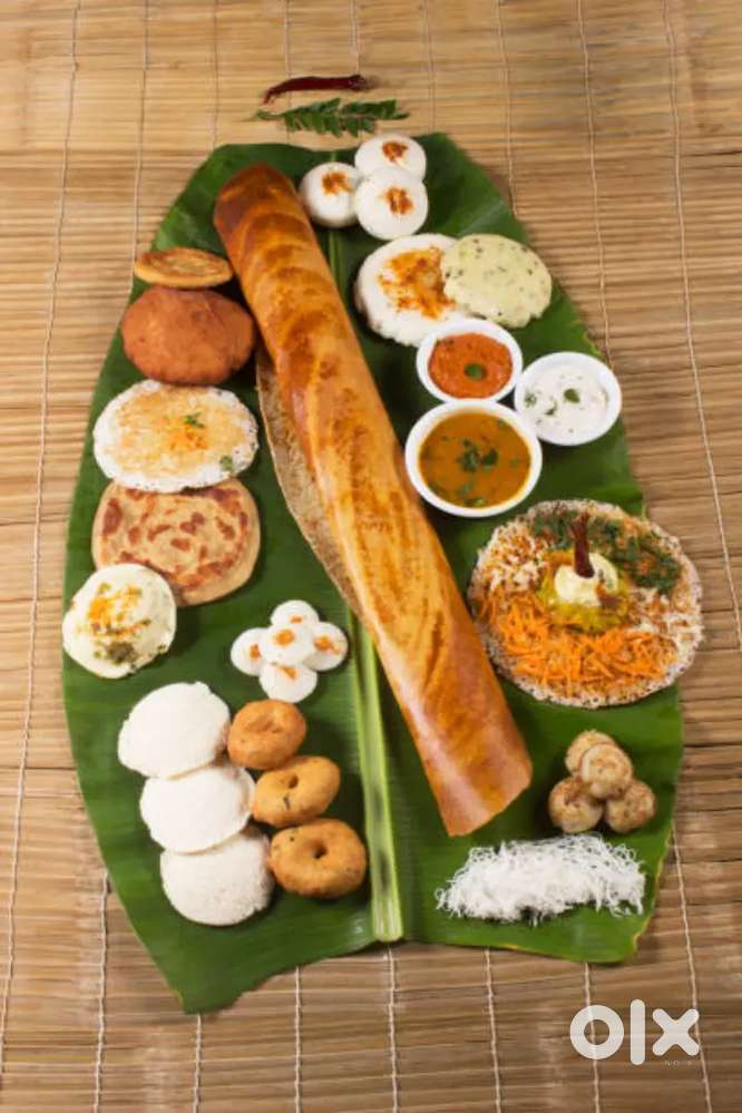 ALL TYPES OF SOUTH INDIAN FOOD MAKING ( salary negotiable)