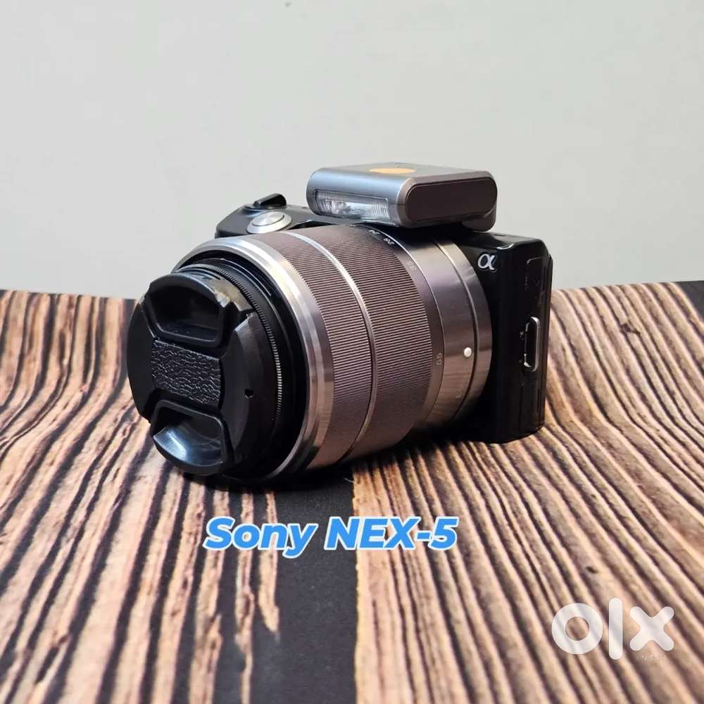 Sony NEX-5 Mirrorless Camera with 18-55mm Kit Lens .