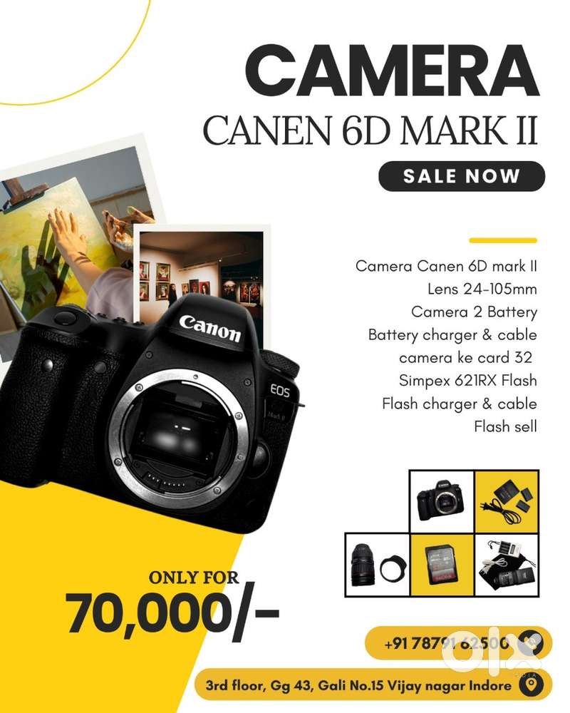 Camera Canon 6D mark 2