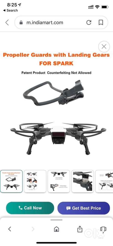 DJI Spark Propeller, Guard Landing Gear Lens Guard Case & Slick Wraps