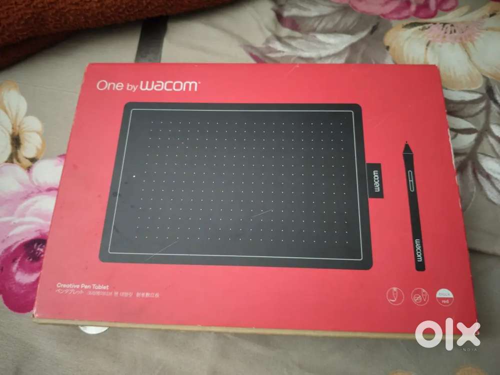 One by Wacom Drawing Tablet (Unused) – With Original Cable+Type-C OTG