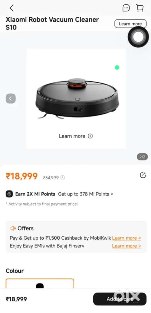 Xiaomi Robot Vaccum Cleaner S10