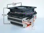 Fan For Amd High Range Processor. Phenom, FX Series.Original Fan