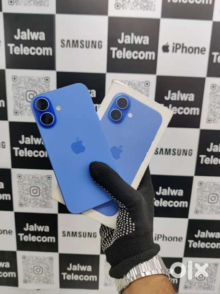 APPLE IPHONE 16 128GB ULTRA MARINE BT:-100% WARRANTY TILL APRIL/2026