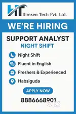 Support analyst(Night Shift)