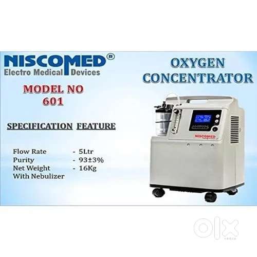 Niscomed Oxygen Concentrator, Capacity(Litre Per Minute): 5 LPM