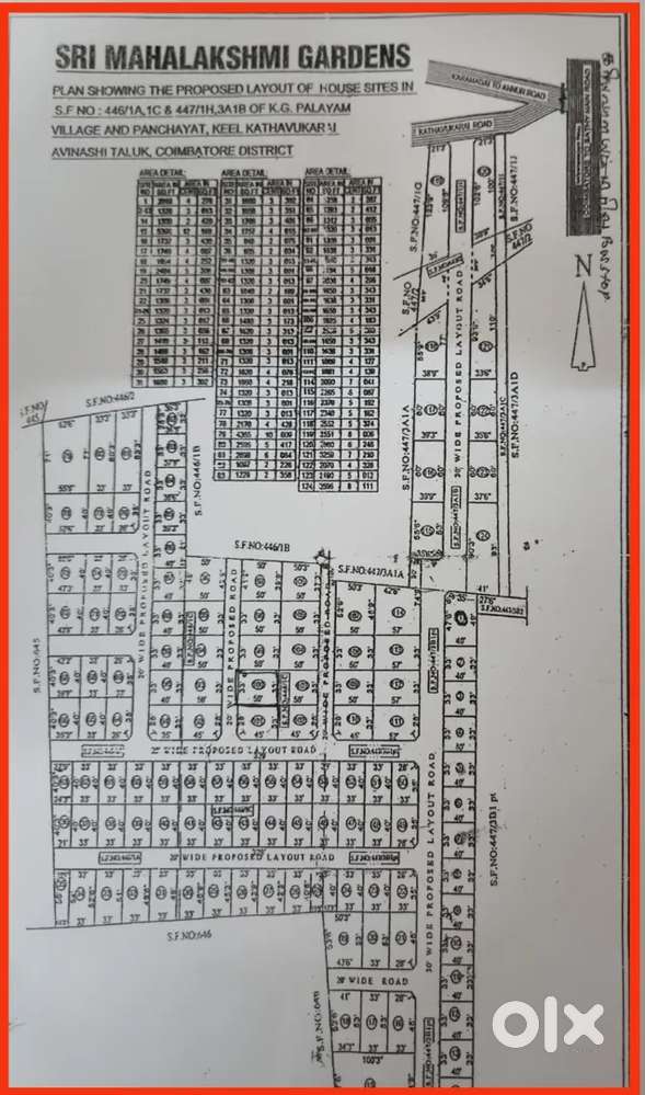 3.44 Cent dtcp plots immediate sale  keelkathavukarai karamadai road