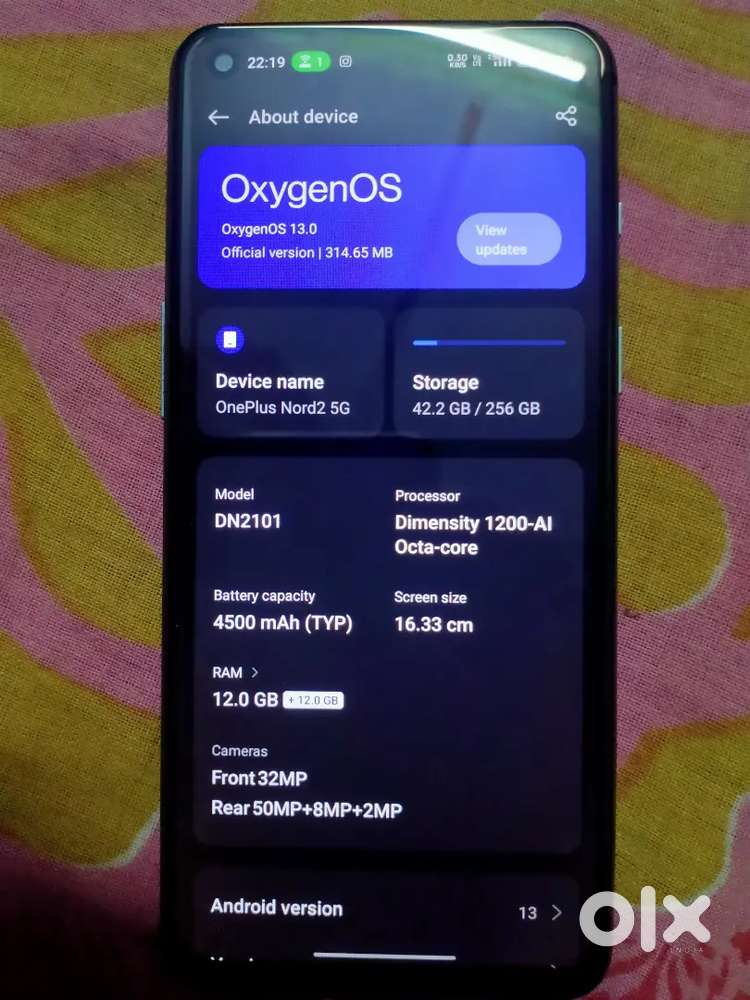 OnePlus nord 2   (12/256)