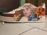 Original Nike Air force 1 hand painted game of thrones sneaker.
