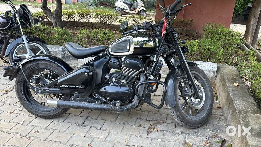 Less driven, fancy number,  Mirror Black 42 Bobber