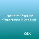 Urgent sale 100 gaj plot
