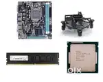 i5 2nd generation , h61  motherboard , 16gb 1600 mhz ram combo