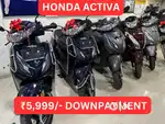 BRAND NEW HONDA ACTIVA - 5999/- DOWNPAYMENT