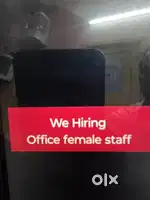 Back office female staff wanted