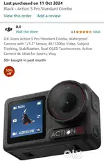 DJI Osmo Action 5 Pro new unbox laminated with DJI Pouch worth 999